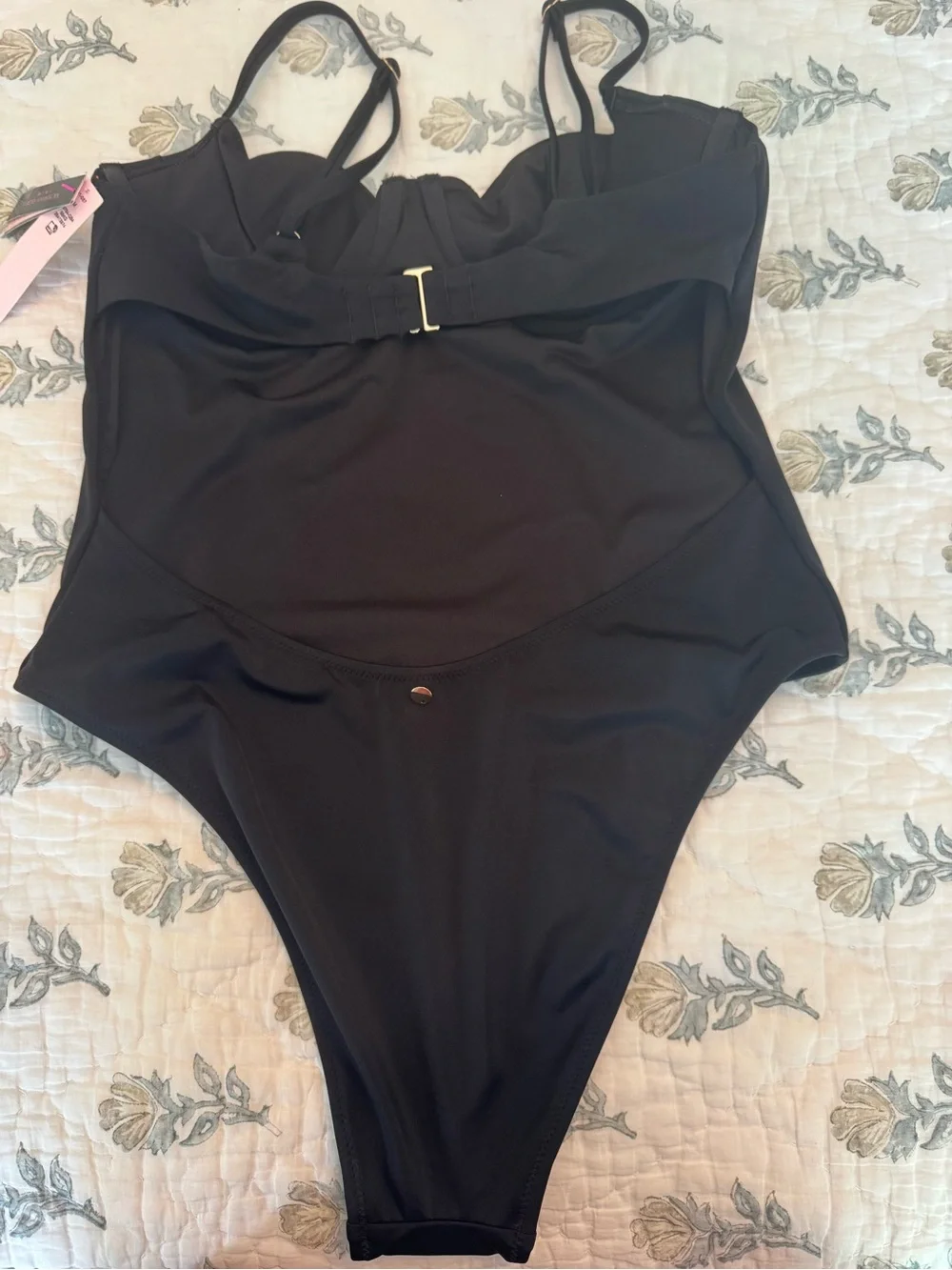 Brand new Victoria's Secret Black Bustier One-Piece Swimsuit